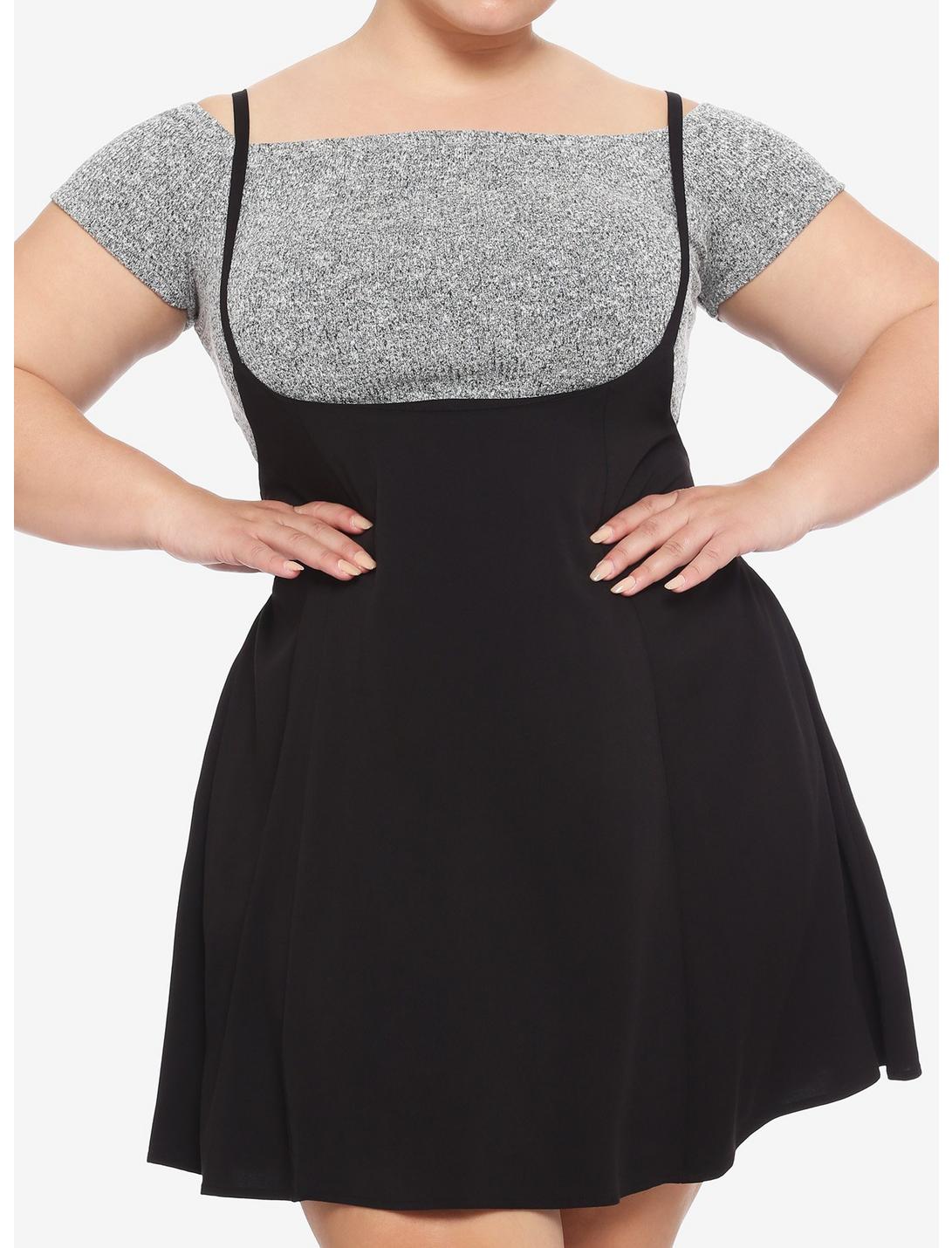 Black Suspender Circle Skirt Plus Size | lupon.gov.ph