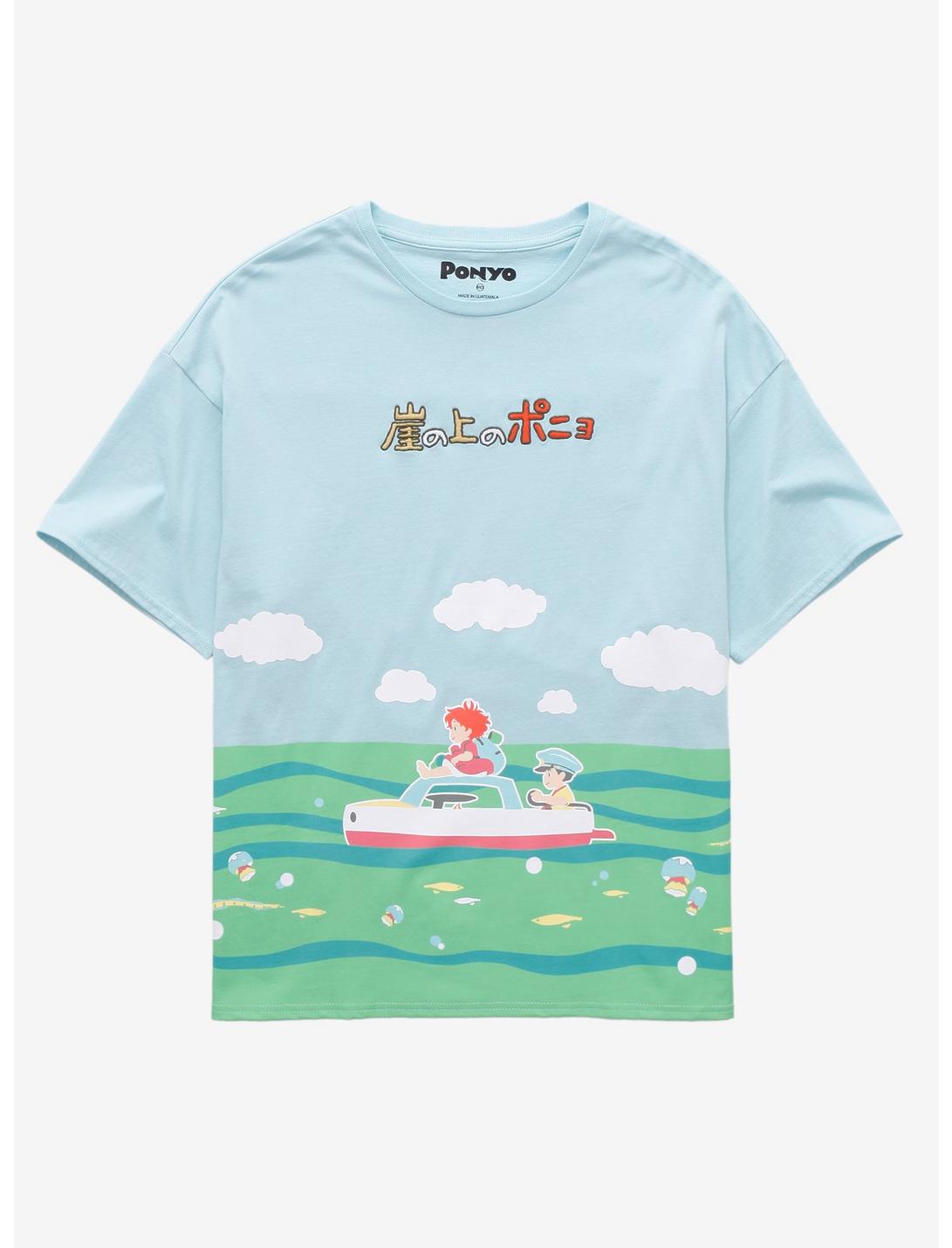 Her Universe Studio Ghibli Ponyo Boat Scene T-Shirt, MULTI, hi-res