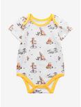 Disney Winnie the Pooh Hundred Acre Woods Friends Infant One-Piece - BoxLunch Exclusive, CREAM, hi-res