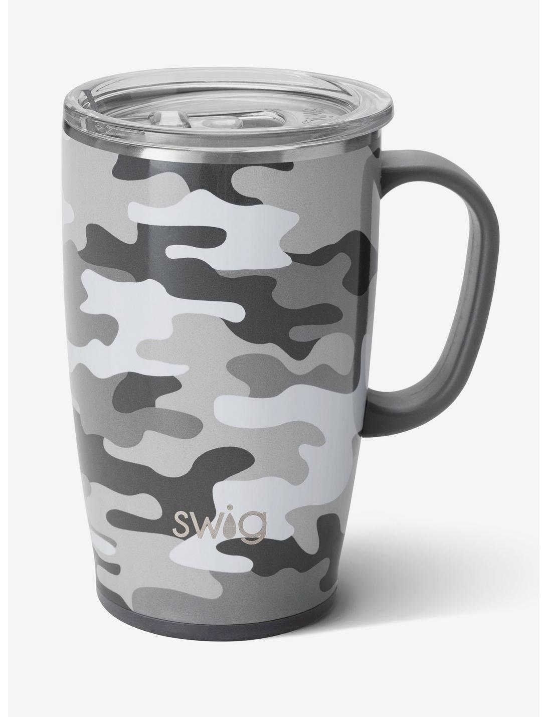 Swig Life Grey Camo Insulated Travel Mug, , hi-res