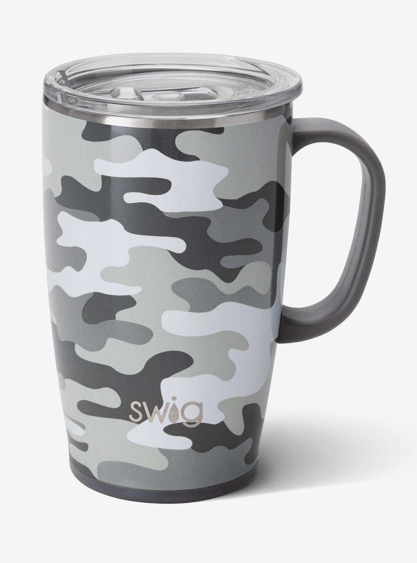 Swig Life Grey Camo Insulated Travel Mug, , hi-res