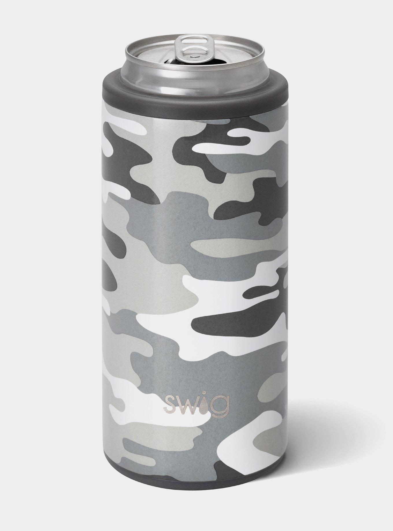Swig Life Grey Cooler Insulated Skinny Can Cooler, , hi-res