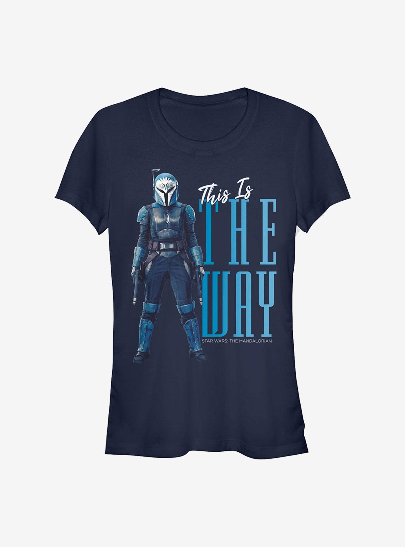 Star Wars The Mandalorian This Is The Way Girls T-Shirt, NAVY, hi-res