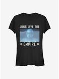 Star Wars The Mandalorian Moff Gideon Long Live The Empire Girls T-Shirt, BLACK, hi-res