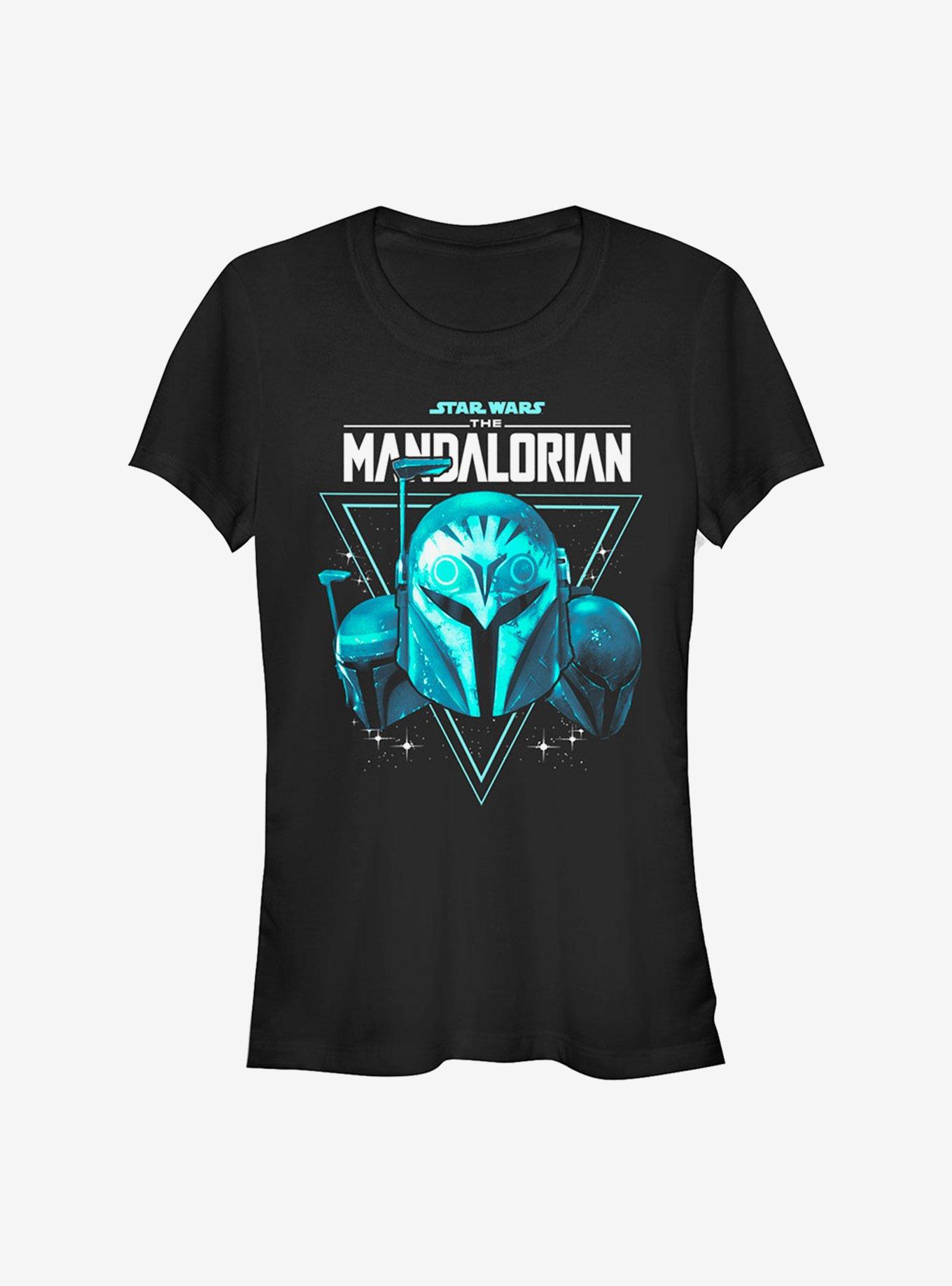 Star Wars The Mandalorian Galaxy Helmets Girls T-Shirt, , hi-res