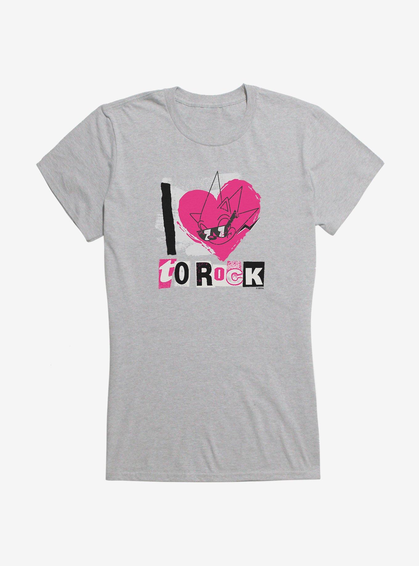 Sonic The Hedgehog Love To Rock Girls T-Shirt, , hi-res
