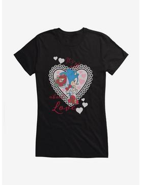 Sonic The Hedgehog It's All About Love Girls T-Shirt , , hi-res