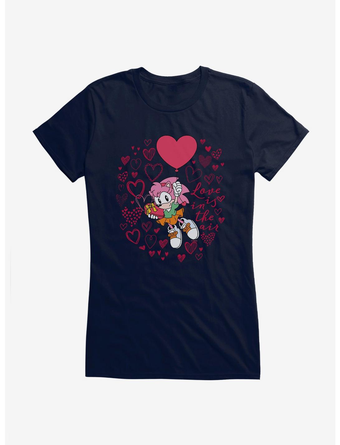 Sonic The Hedgedog Love Is In The Air Girls T-Shirt , , hi-res