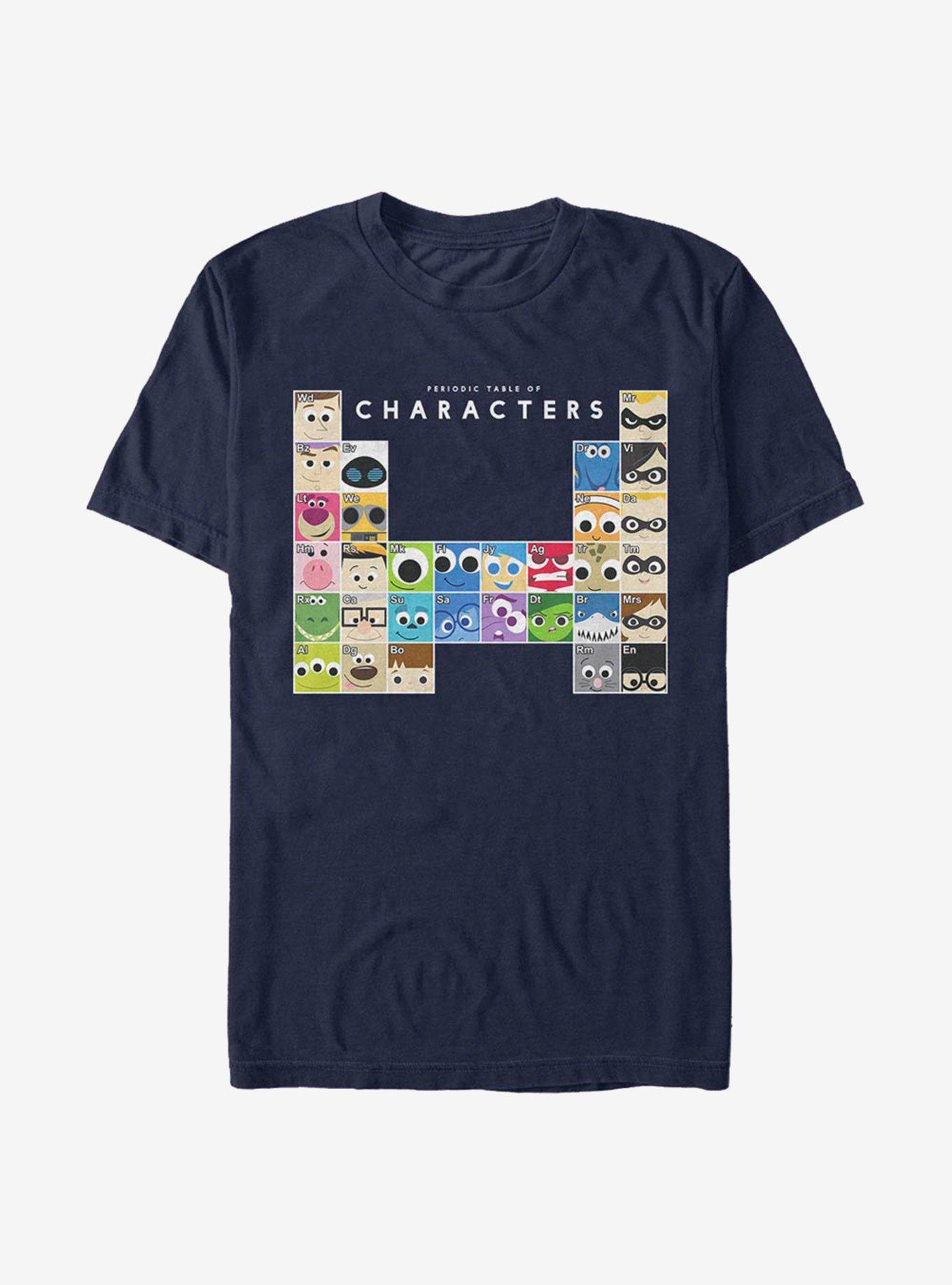 Disney Pixar Periodic Pixar T-Shirt, NAVY, hi-res