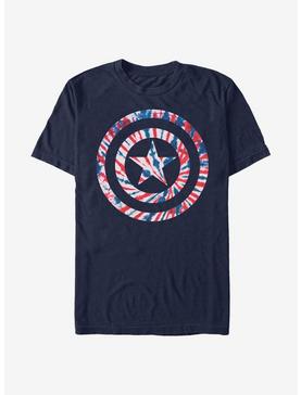 Marvel Captain America Tie-Dye T-Shirt, NAVY, hi-res