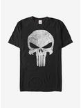 Marvel Punisher Distressed Skull T-Shirt, BLACK, hi-res