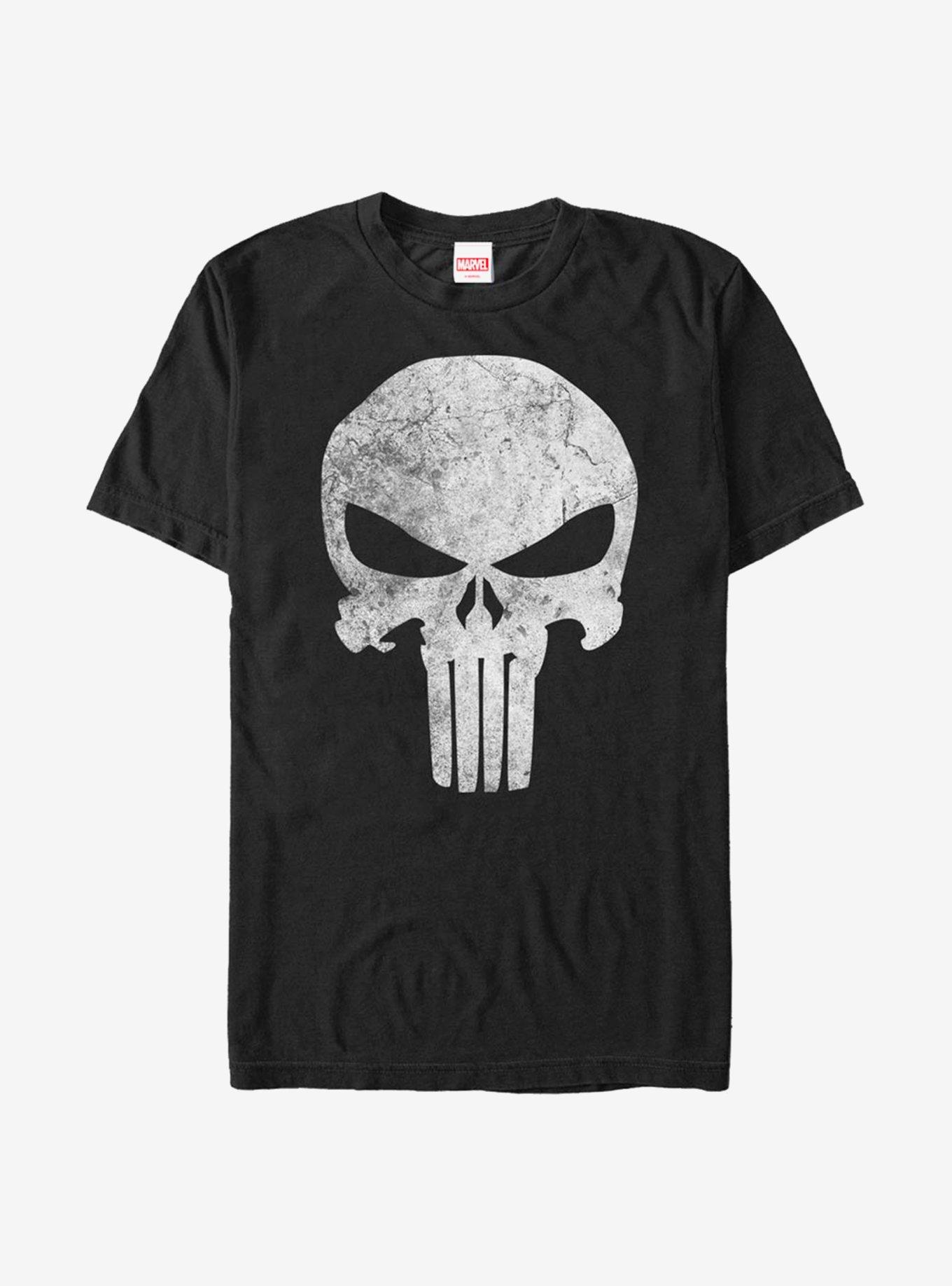 Marvel Punisher Distressed Skull T-Shirt, , hi-res