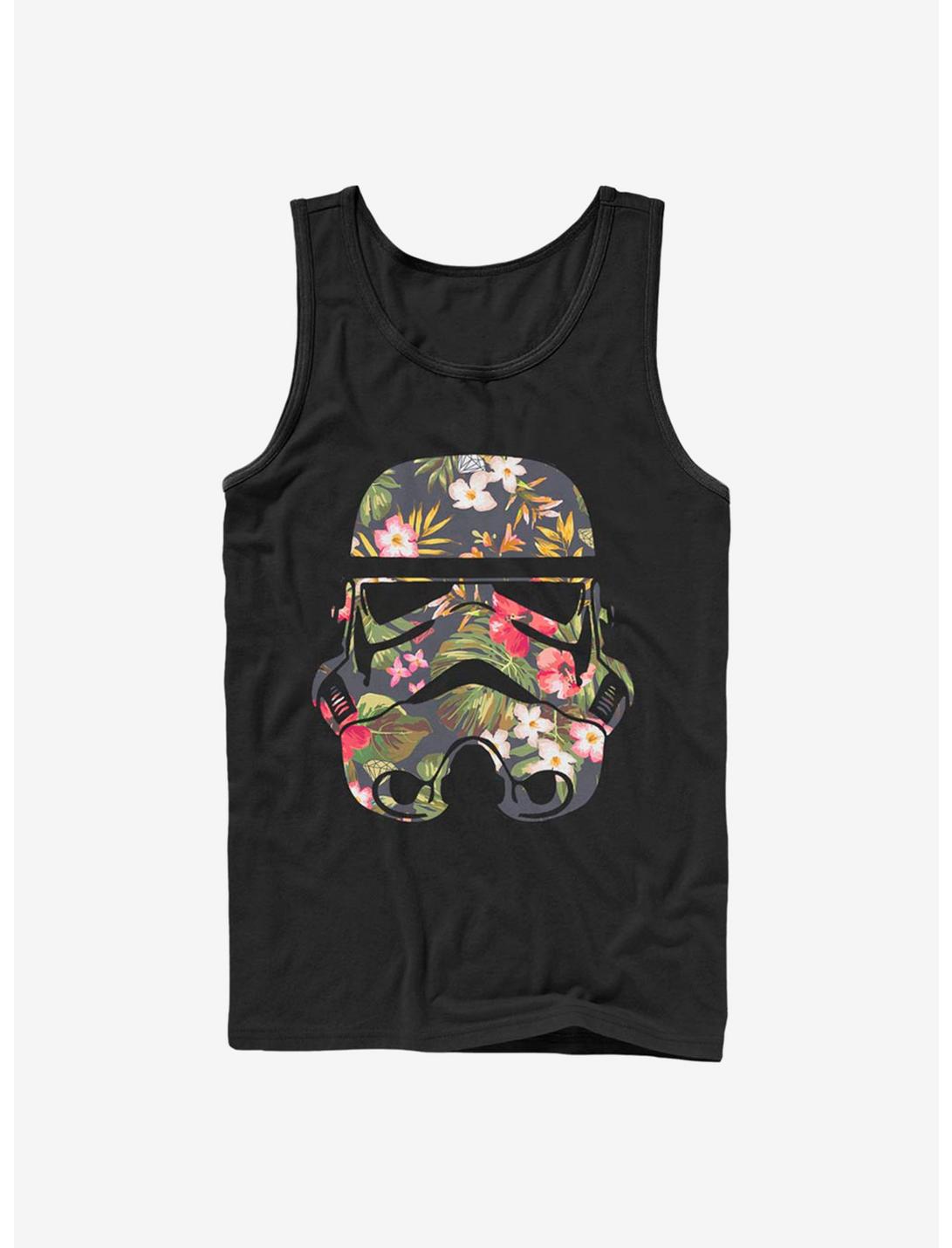 Star Wars Stormtrooper Flowers Tank Top, BLACK, hi-res