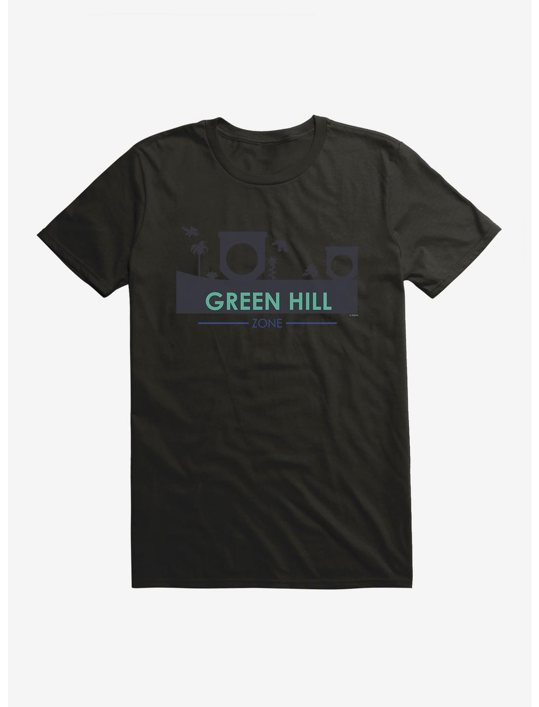 Sonic The Hedgehog Green Hill Zone T-Shirt, BLACK, hi-res