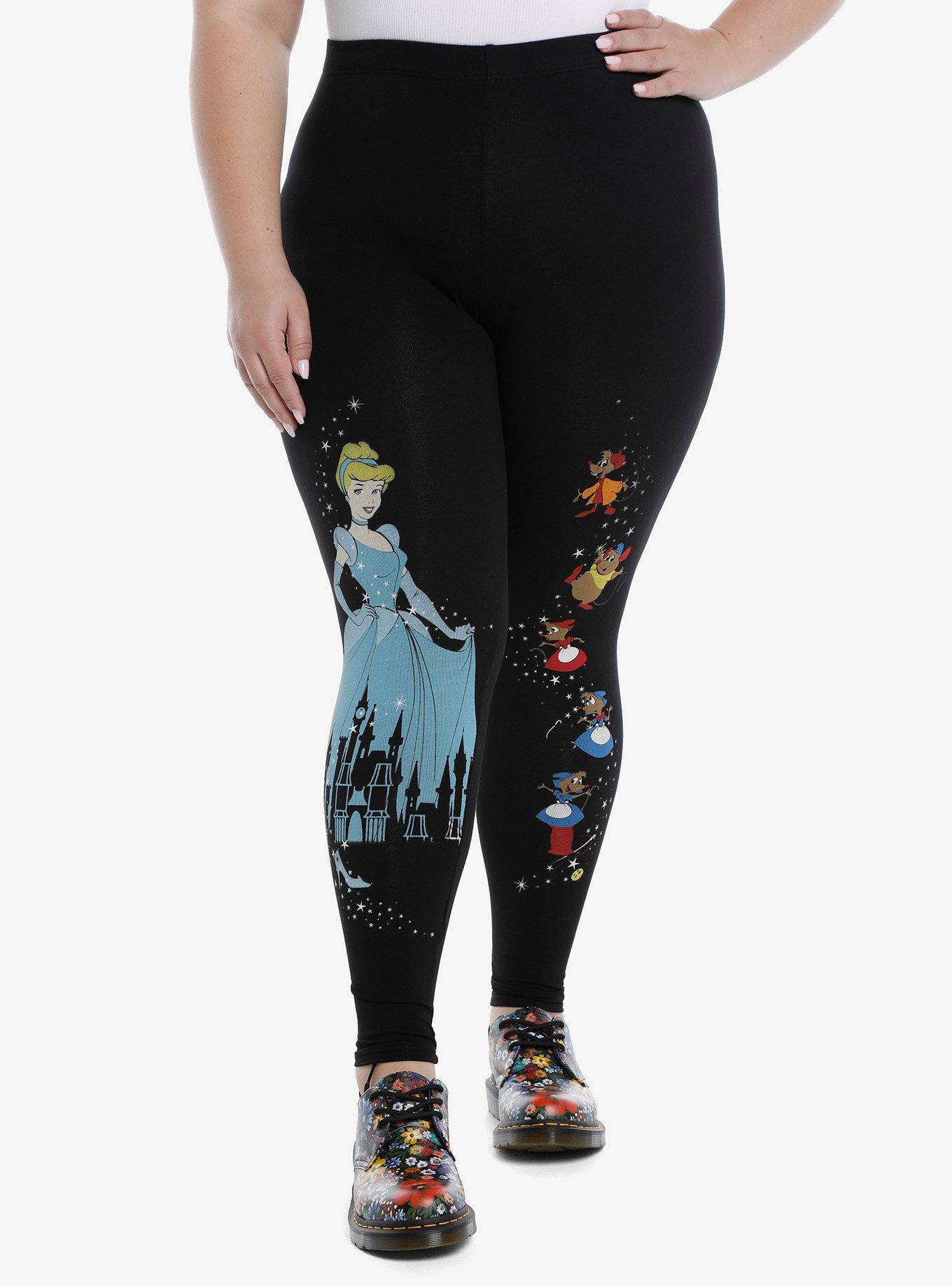 Disney Cinderella Mice Leggings Plus Size, MULTI, hi-res