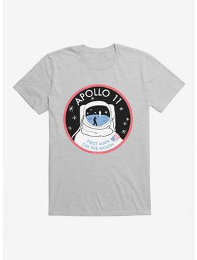 Space Horizons Apollo 11 First Man On The Moon T-Shirt, HEATHER GREY, hi-res