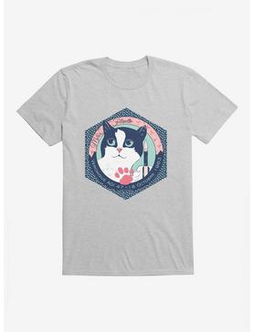Space Horizons The First Cat In Space T-Shirt, HEATHER GREY, hi-res