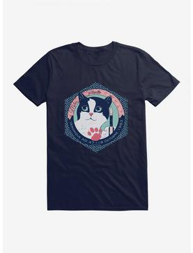 Space Horizons The First Cat In Space T-Shirt, NAVY, hi-res