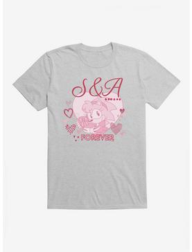 Sonic The Hedgehog Sonic And Amy Forever T-Shirt , HEATHER GREY, hi-res