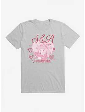 Sonic The Hedgehog Sonic And Amy Forever T-Shirt , HEATHER GREY, hi-res