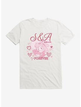 Sonic The Hedgehog Sonic And Amy Forever T-Shirt , WHITE, hi-res