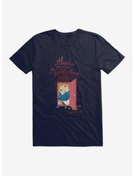 Recovering The Classics Alice's Adventures In Wonderland T-Shirt, NAVY, hi-res
