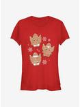 The Christmas Chronicles Elf Cookies Girls T-Shirt, RED, hi-res