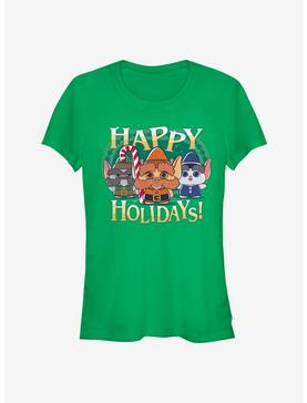 The Christmas Chronicles Happy Holidays Girls T-Shirt, , hi-res