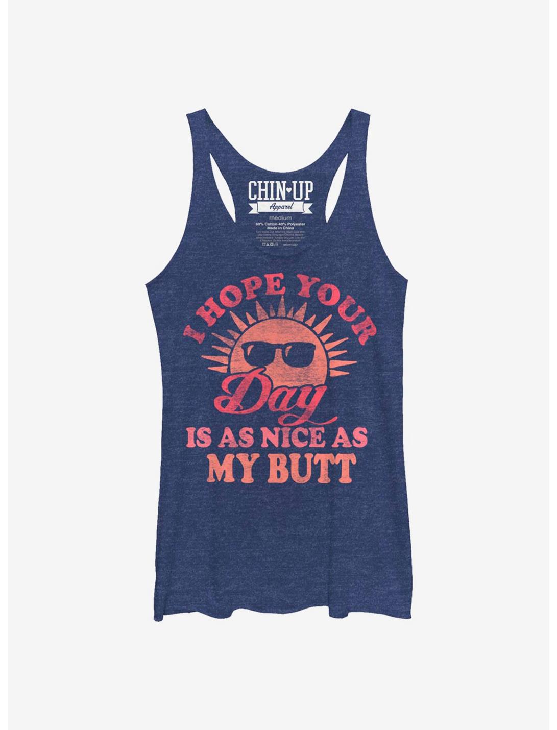 I Hope Your Day Is Nice Girls Tank, NAVY HTR, hi-res