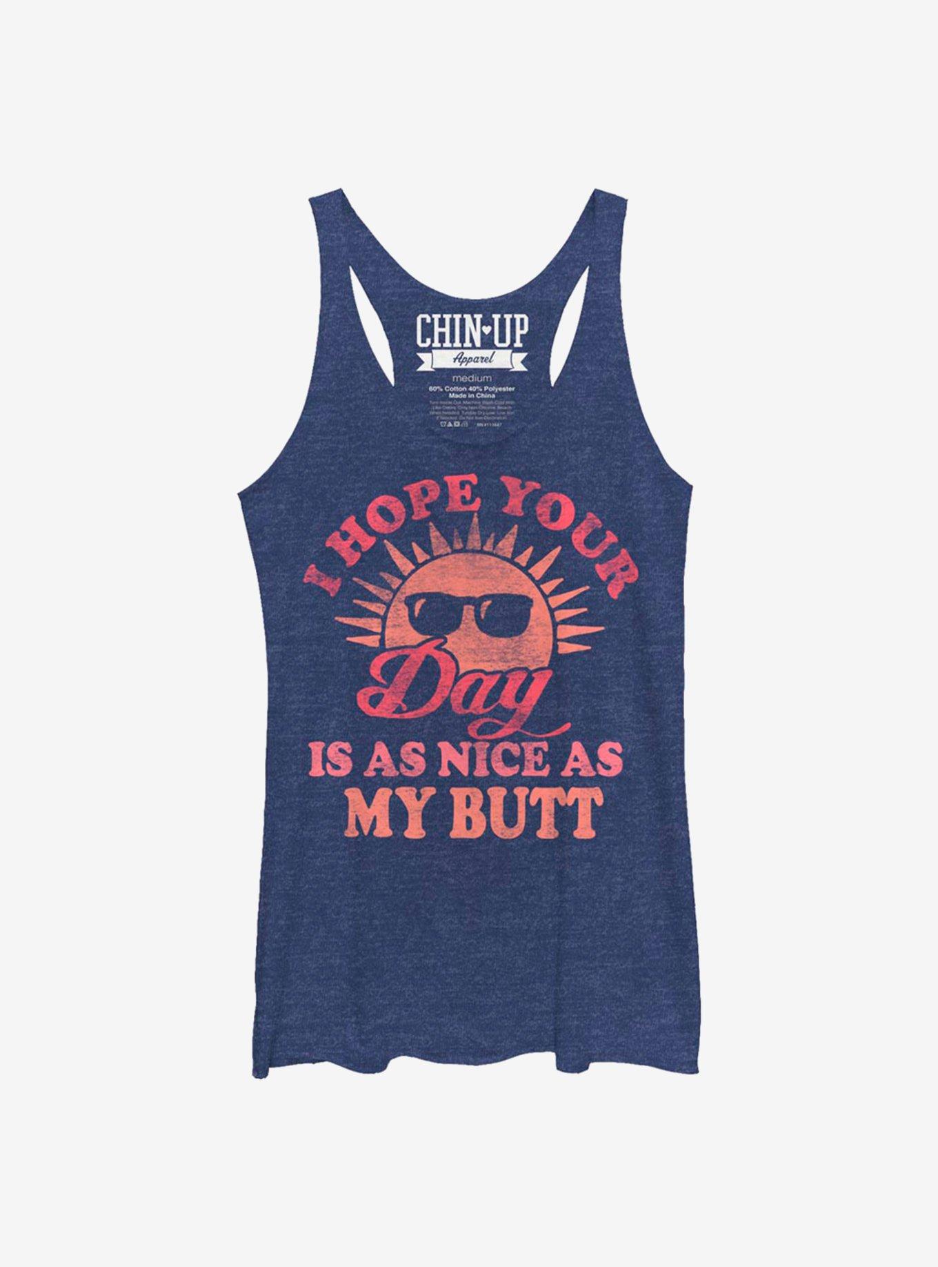 I Hope Your Day Is Nice Girls Tank, NAVY HTR, hi-res