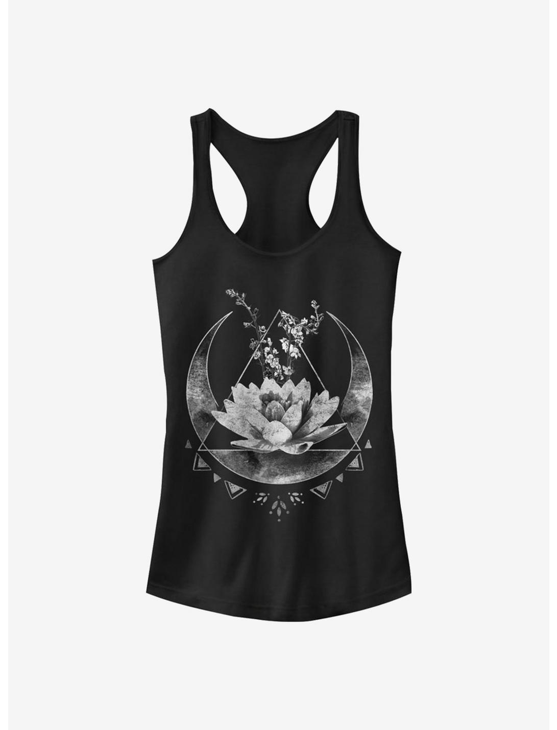 Lotus Moon Girls Tank, BLACK, hi-res