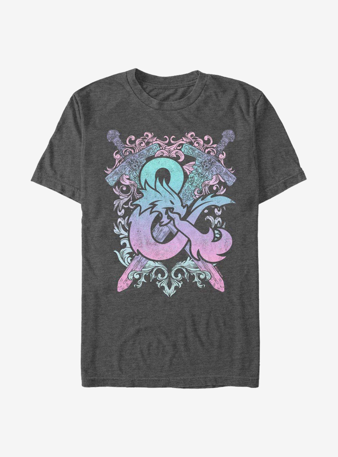 Dungeons & Dragons Pastel Playable T-Shirt, CHAR HTR, hi-res