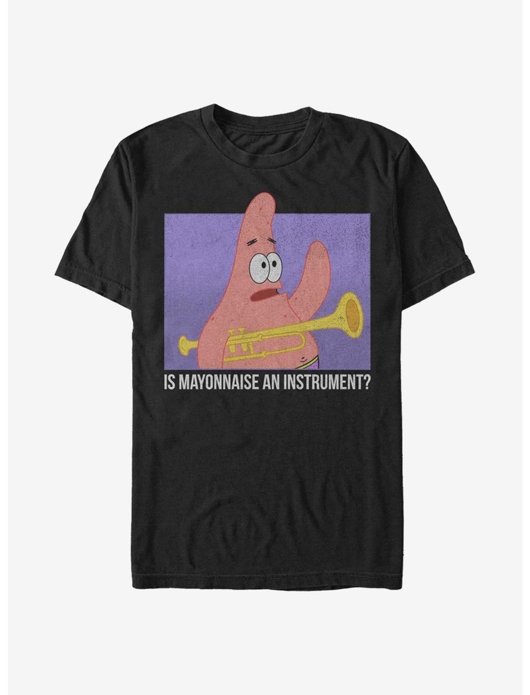 Spongebob Squarepants Mayonnaise T-Shirt, BLACK, hi-res