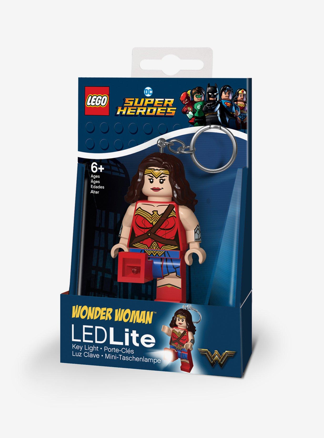 Lego DC Comics Super Heroes Wonder Woman Key Light Keychain BoxLunch