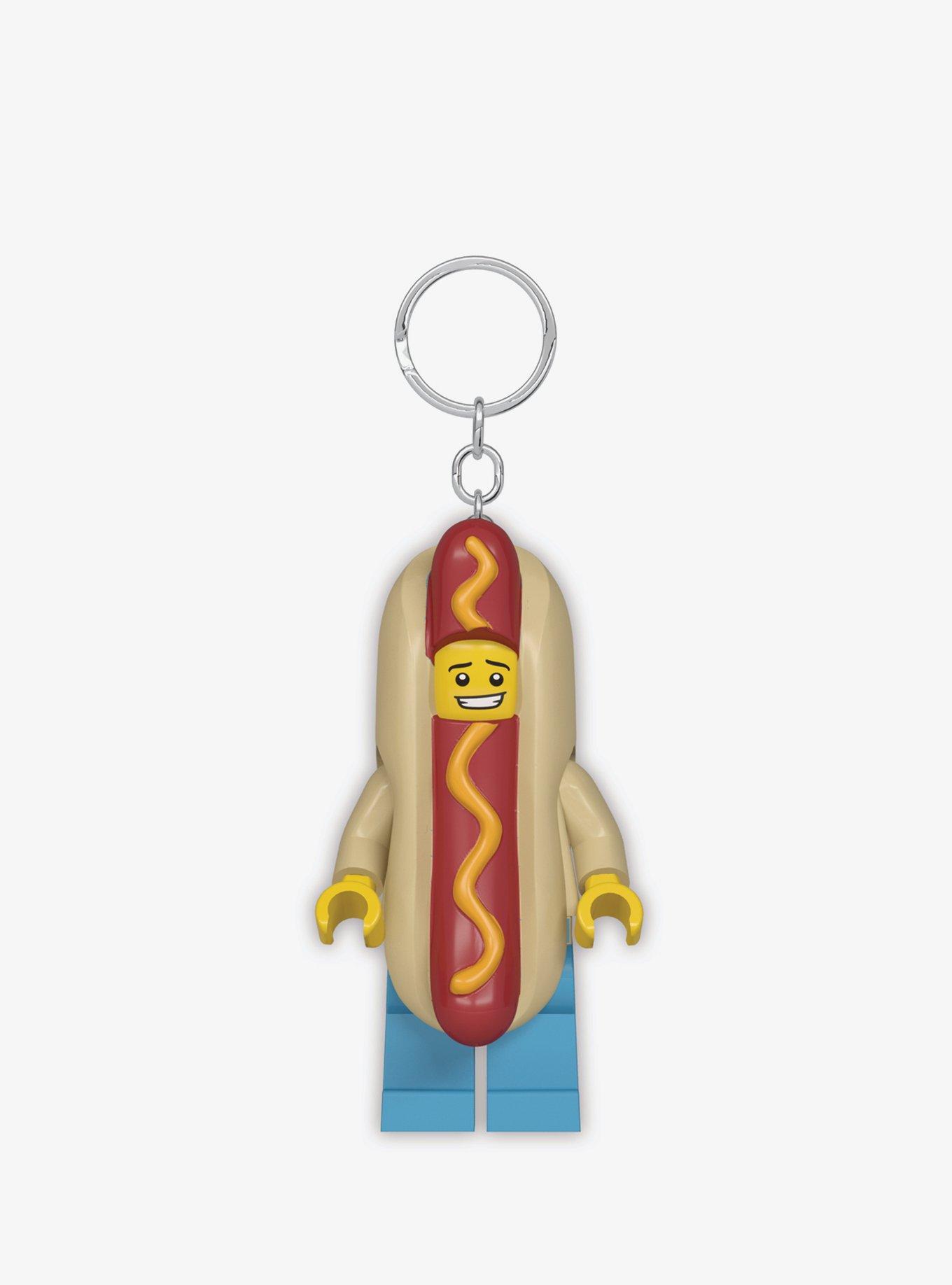 Lego Iconic Hot Dog Man Key Light Keychain, , hi-res