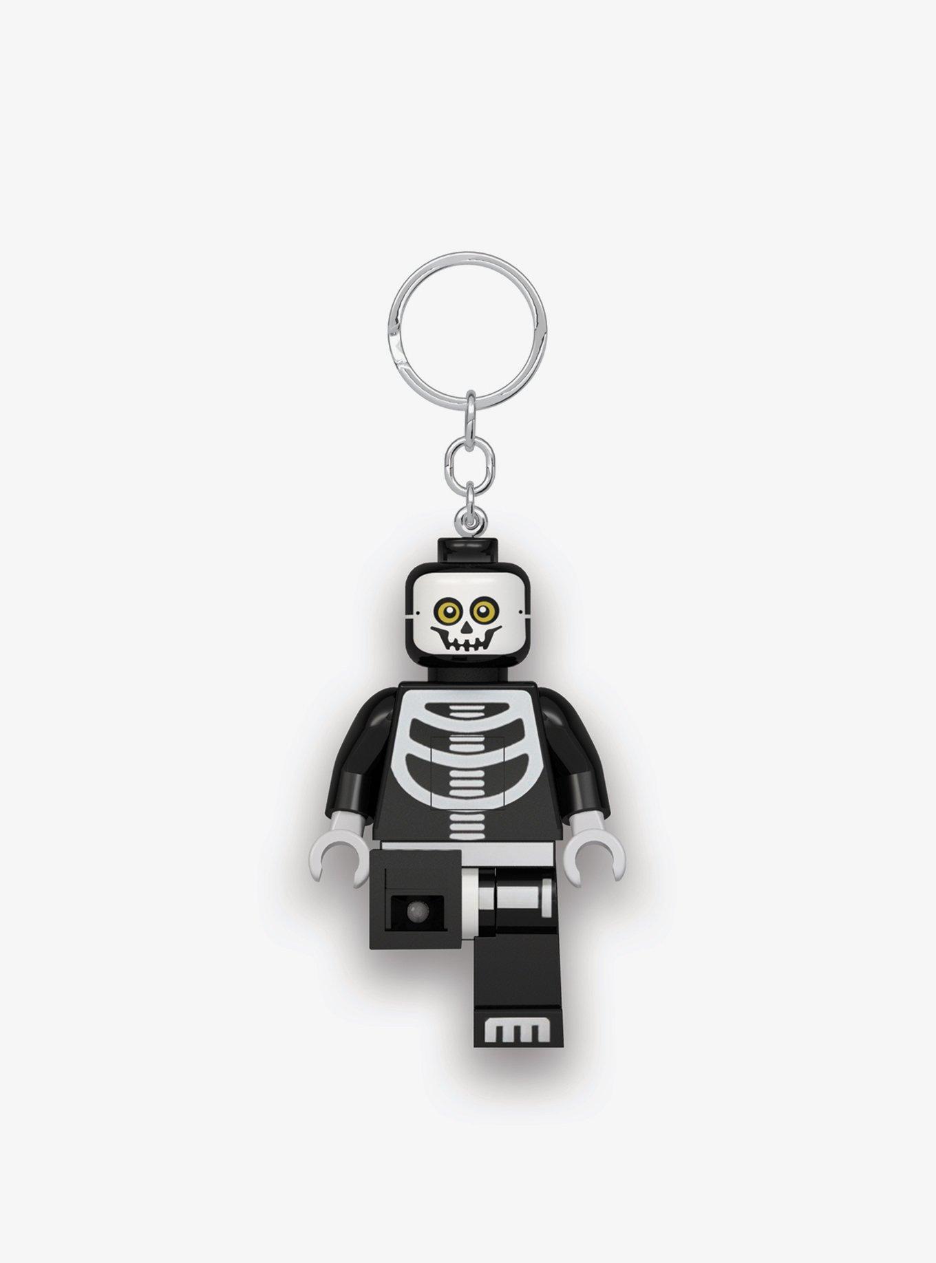 Lego skeleton keychain on sale