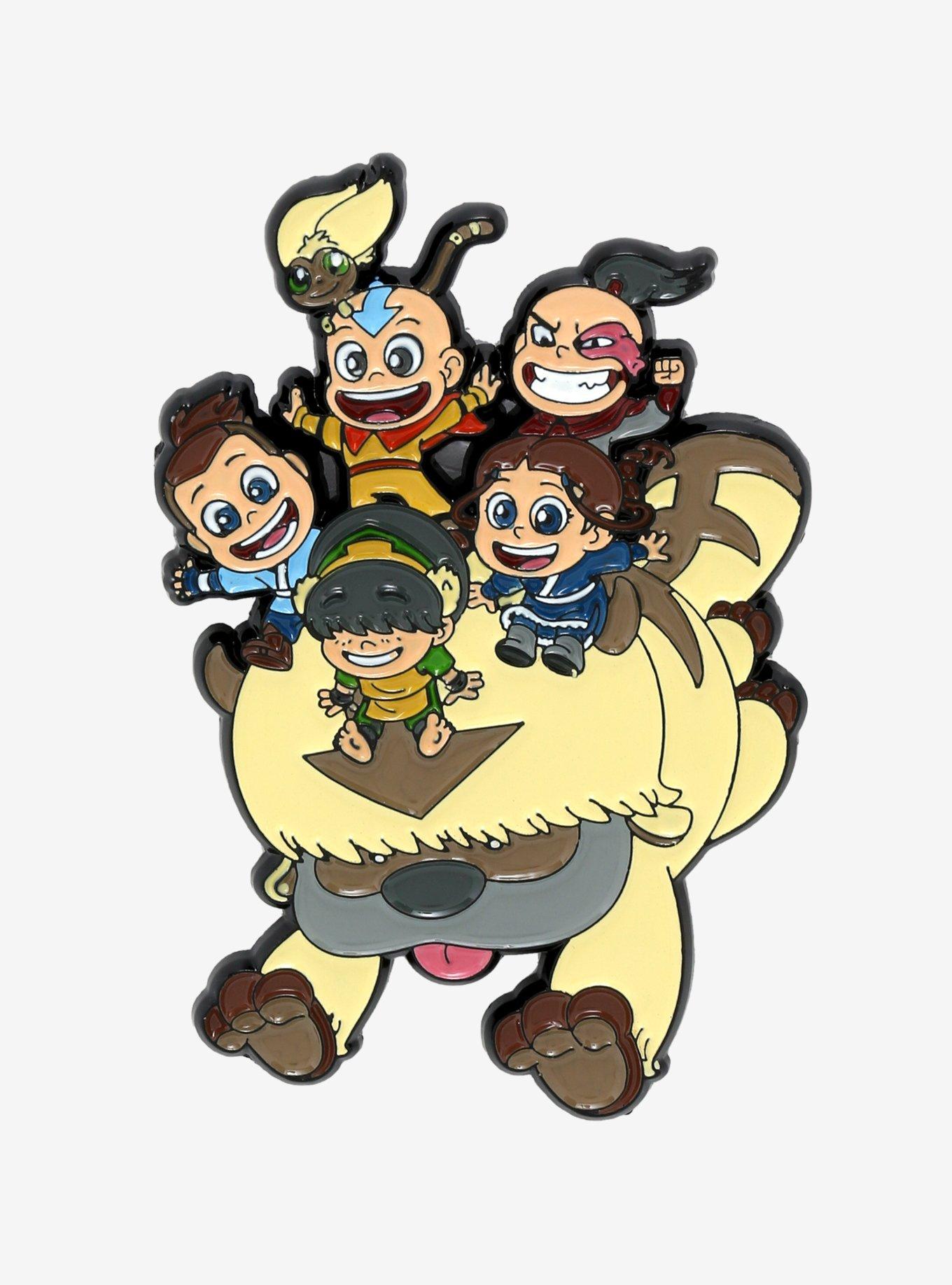 Avatar: The Last Airbender Chibi Group Enamel Pin, , hi-res