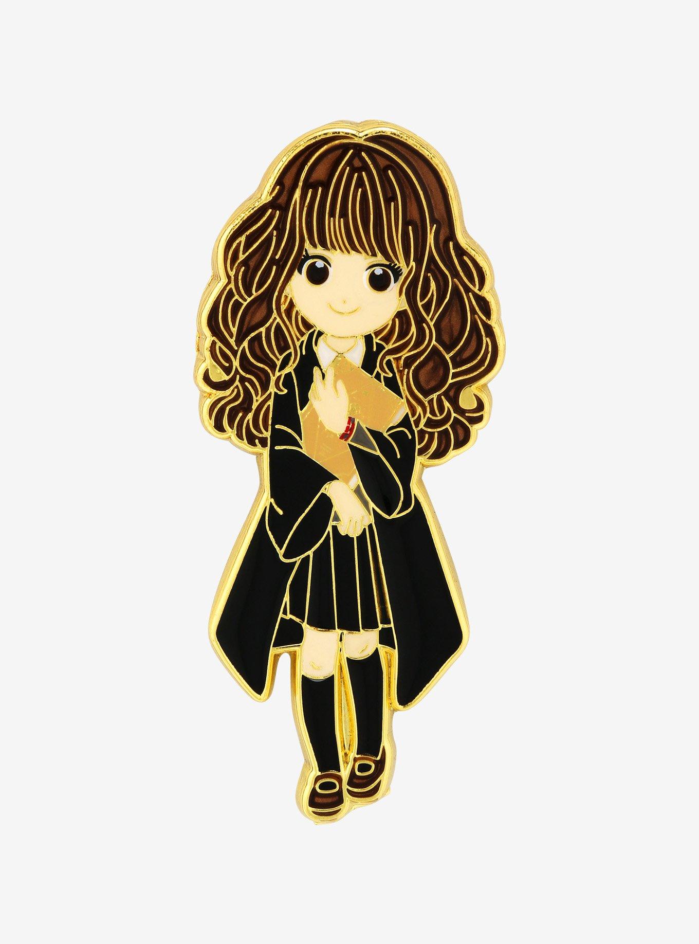 Harry Potter Hermione Kawaii Enamel Pin, , hi-res
