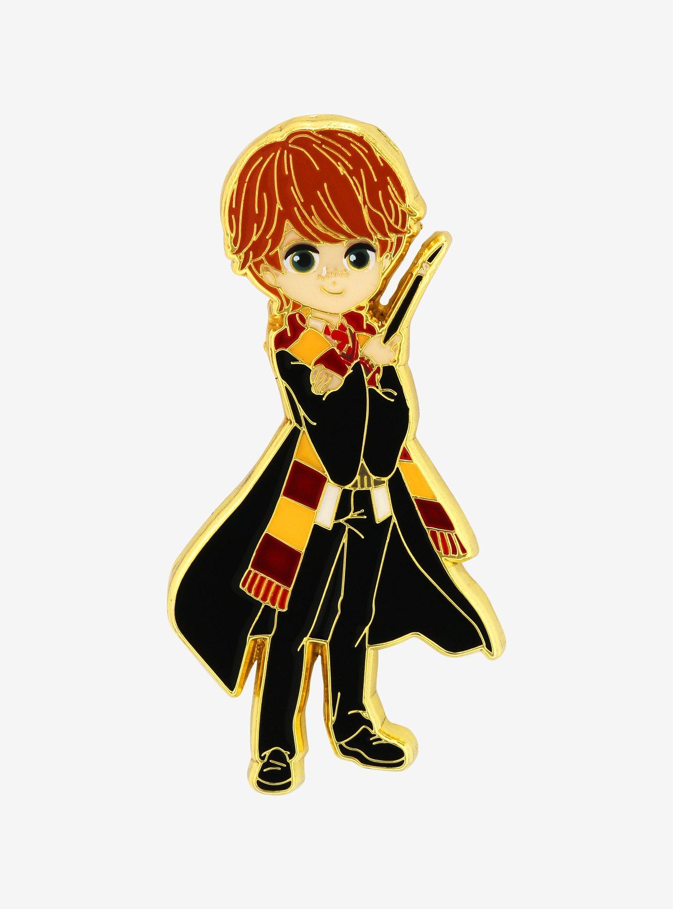 Harry Potter Ron Kawaii Enamel Pin - BoxLunch Exclusive, , hi-res