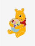 Disney Winnie the Pooh Pooh with Flowers Layered Enamel Pin - BoxLunch Exclusive, , hi-res