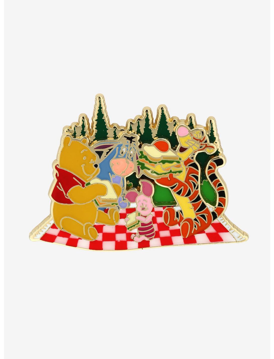 Disney Winnie the Pooh Pooh & Friends Picnic Layered Enamel Pin - BoxLunch Exclusive, , hi-res