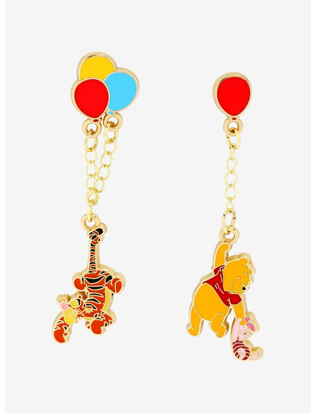 Disney Winnie the Pooh Balloons Dangling Enamel Pin Pack - BoxLunch Exclusive, , hi-res