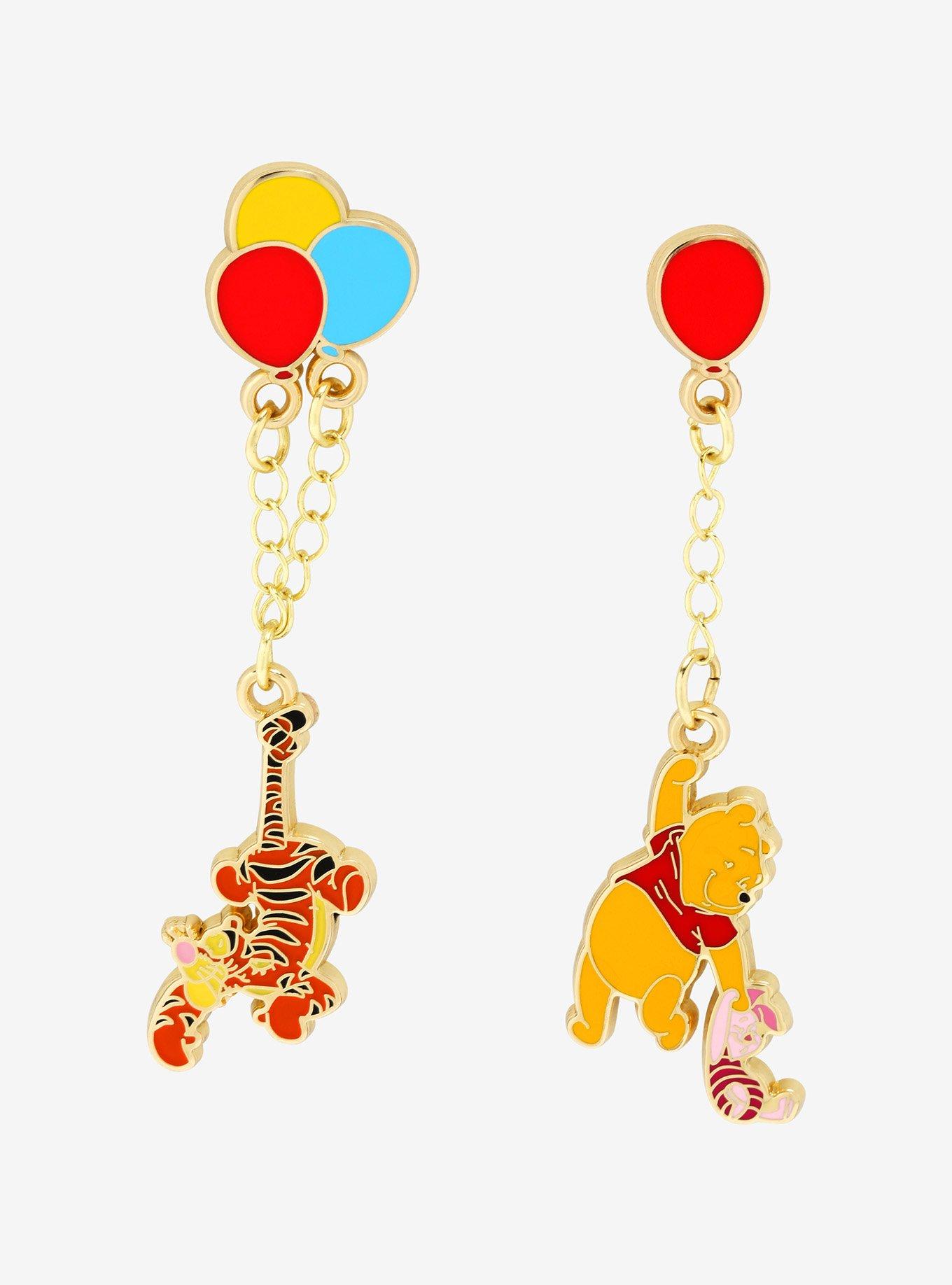 Disney Winnie the Pooh Balloons Dangling Enamel Pin Pack - BoxLunch Exclusive, , hi-res
