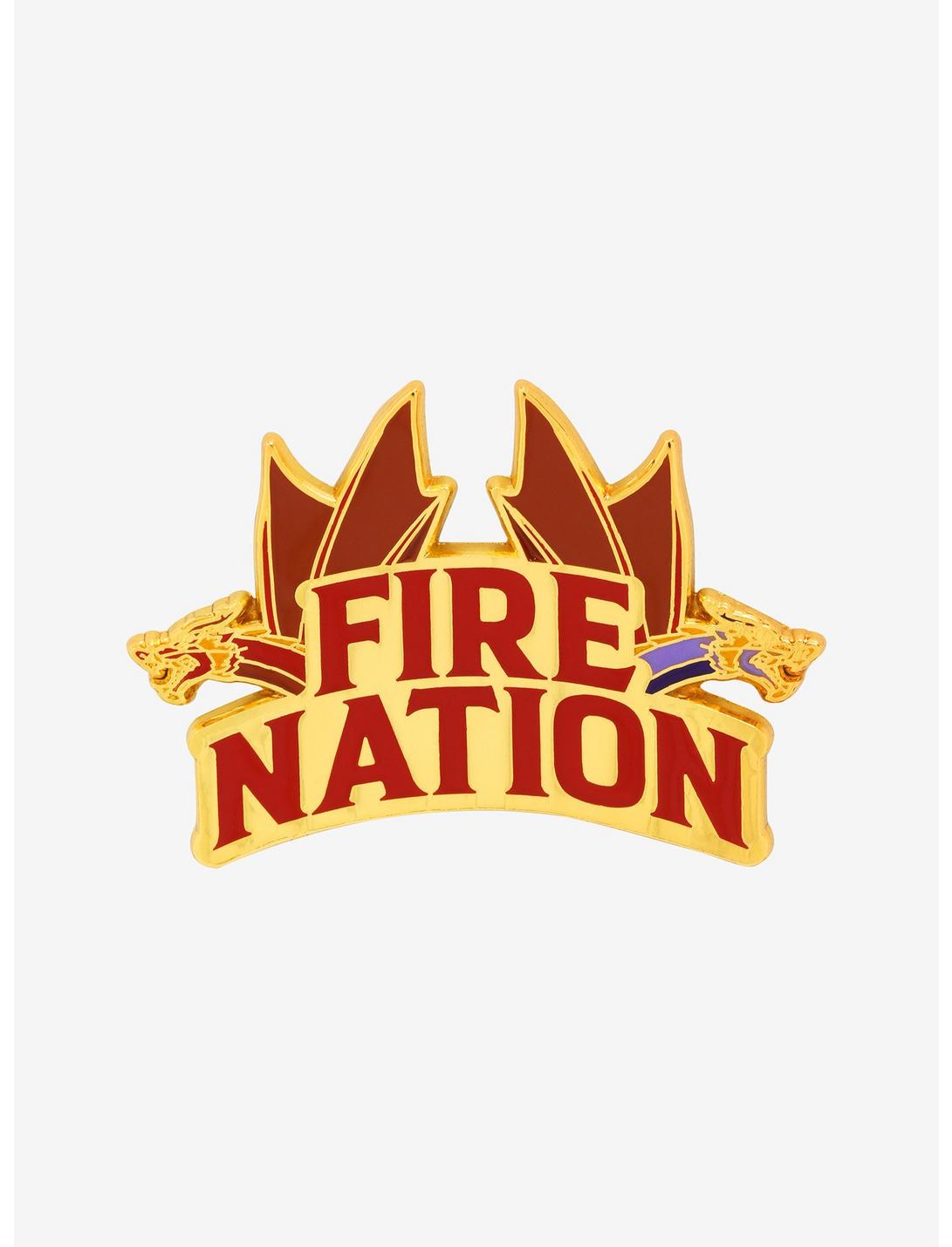 Avatar: The Last Airbender Fire Nation Dragon Enamel Pin - BoxLunch Exclusive, , hi-res