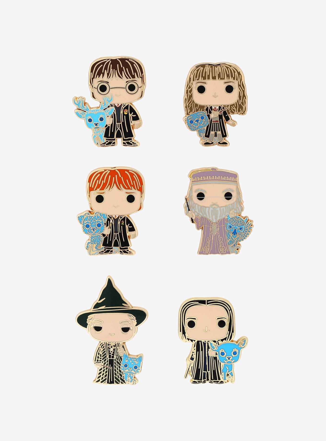 Funko Pop! Enamel Pin - Harry Potter Hermione Granger's Patronus - Glow in the Dark Enamel Pins - Cute Collectable Novelty Brooch - for Backpacks & Bags - Gift Idea
