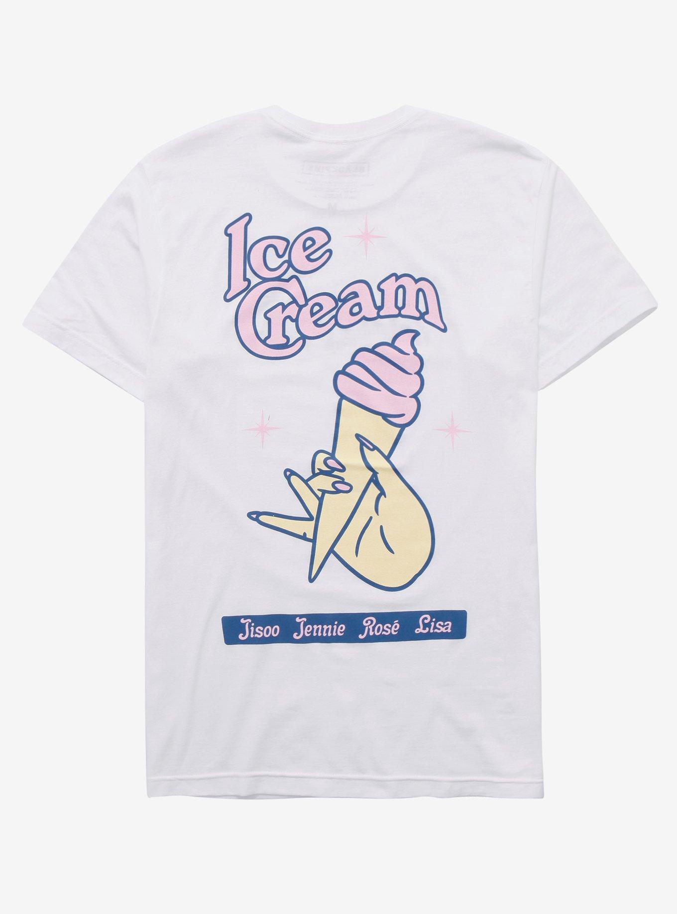 Blackpink Ice Cream T-Shirt, WHITE, hi-res