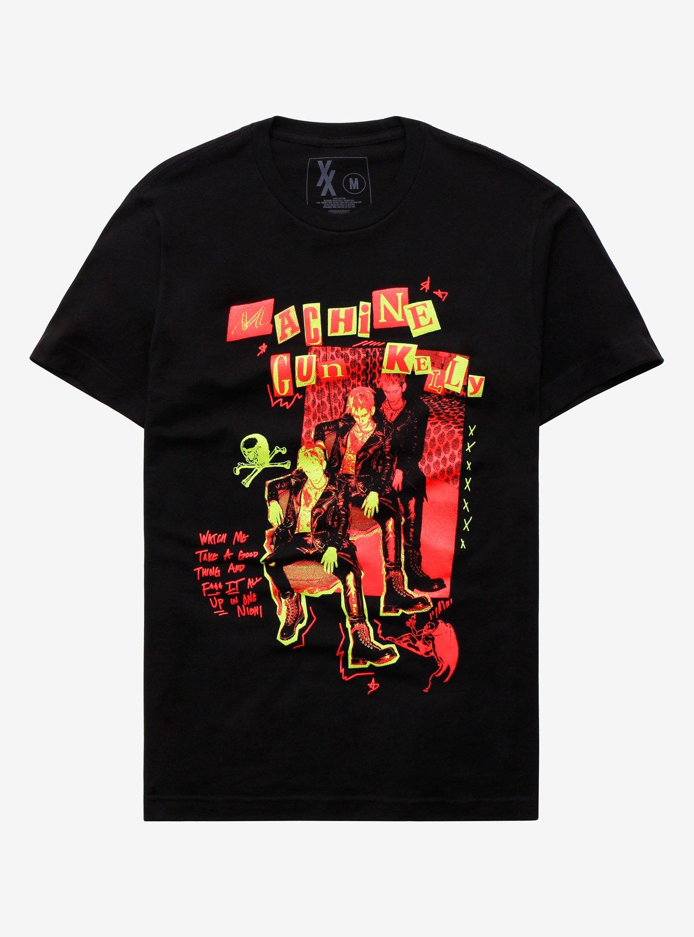 Machine Gun Kelly Red & Green T-Shirt | Hot Topic