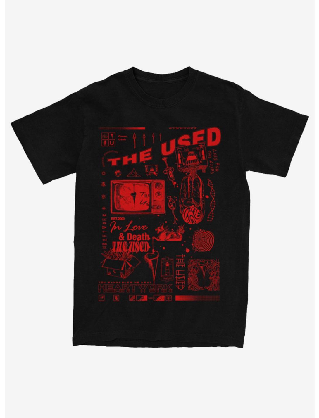 The Used In Love And Death T-shirt, BLACK, hi-res