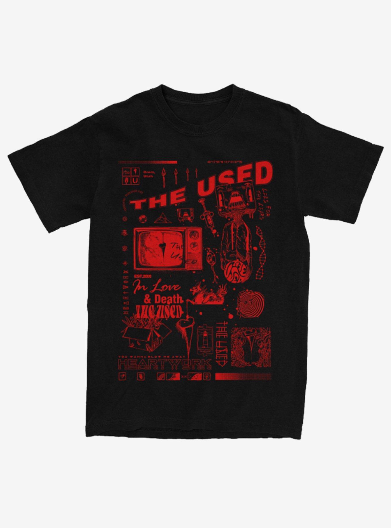 The Used In Love And Death T-shirt, BLACK, hi-res