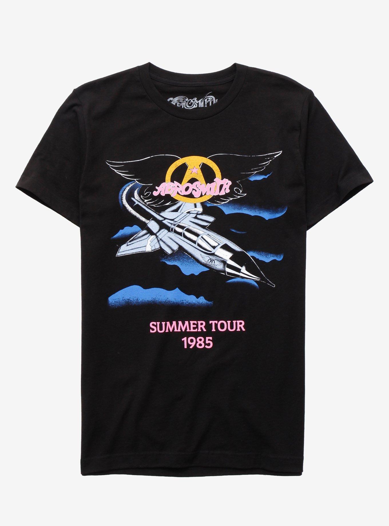 Aerosmith Summer Tour 1985 T-Shirt, BLACK, hi-res